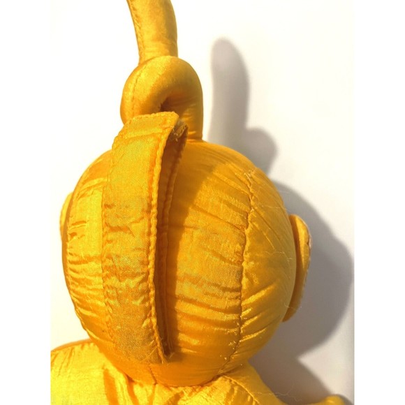 Teletubbies Vtg Mega Bloks Byebye Build n' Tote  Dipsy Yellow 15 Plush Bag P5 - Picture 6 of 6